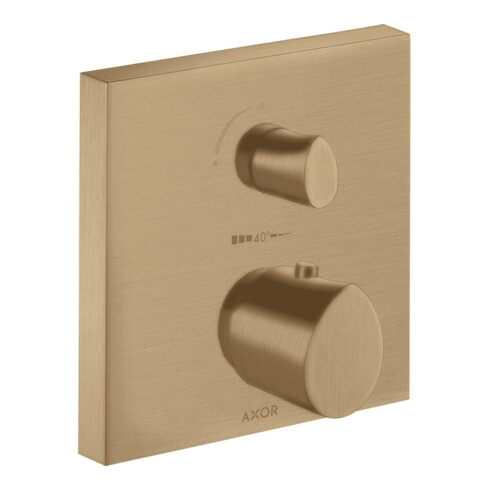 hansgrohe Fertigset Axor Starck Organic UP-THM, m Ab- + Um-V, brush. bron