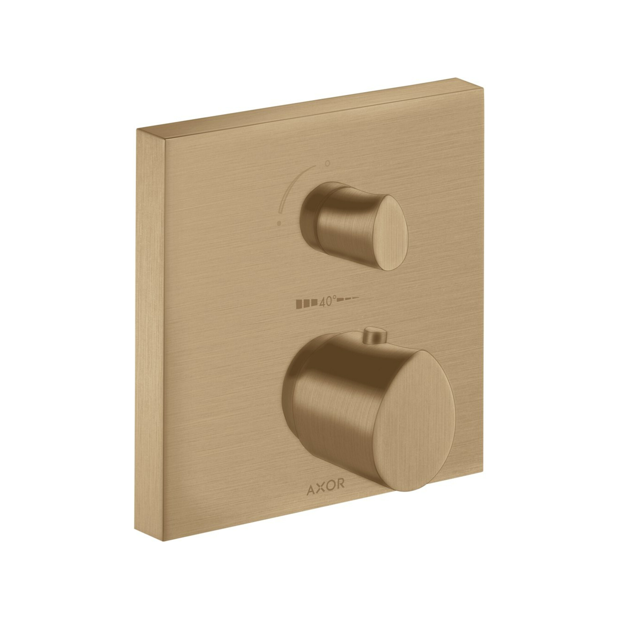 hansgrohe Fertigset Axor Starck Organic UP-THM, m Ab- + Um-V, brush. bron