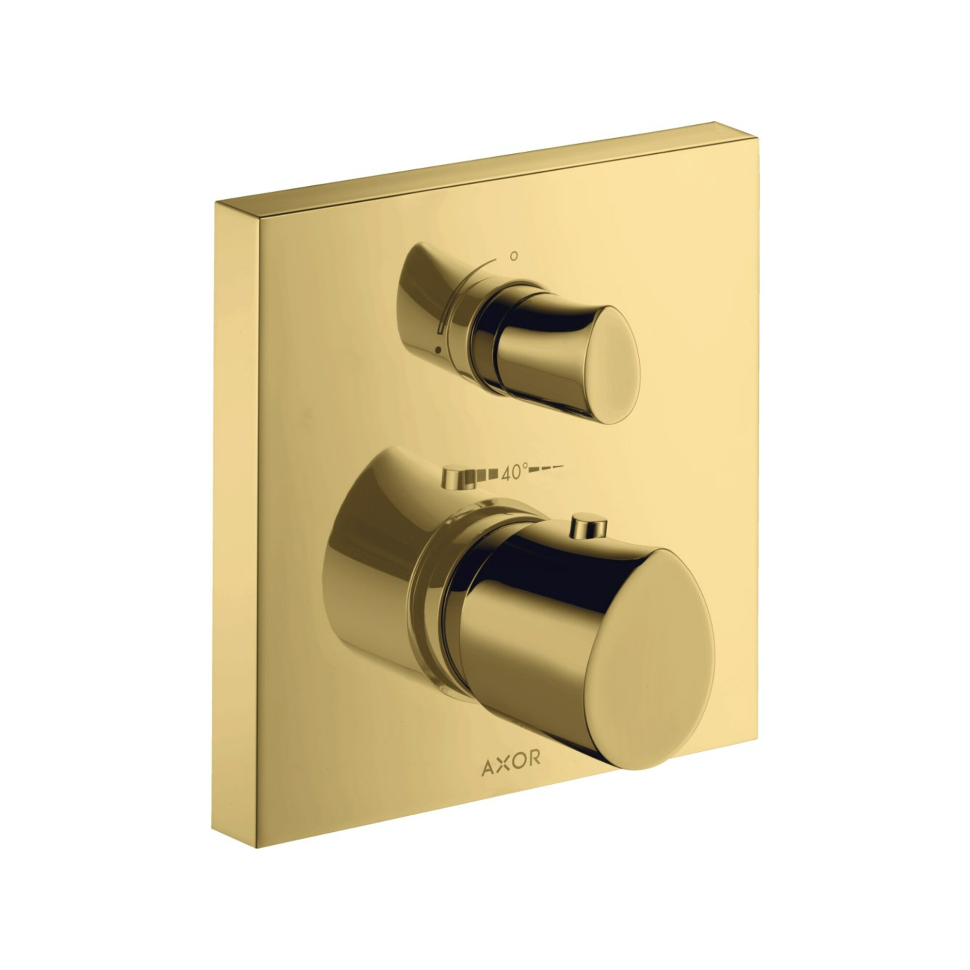 hansgrohe Fertigset Axor Starck Organic UP-THM, m Ab- + Um-V, pol. gol opt