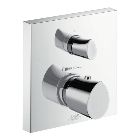 hansgrohe Fertigset Axor Starck Organic UP-THM, mit Ab- und Umstellventil, chrom