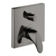 hansgrohe Fertigset Axor Starck Organic UP-Wannen-Einhebelmischer, polished black chrome-1