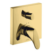 hansgrohe Fertigset Axor Starck Organic UP-Wannen-Einhebelmischer, polished gold optic
