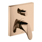hansgrohe Fertigset Axor Starck Organic UP-Wannen-Einhebelmischer, polished red gold