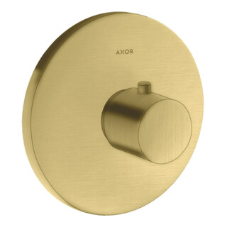 hansgrohe Fertigset Axor Uno Highflow UP-Thermostat, brushed brass