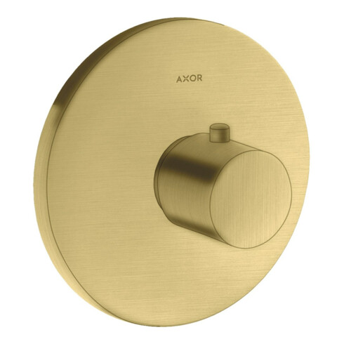 hansgrohe Fertigset Axor Uno Highflow UP-Thermostat, brushed brass