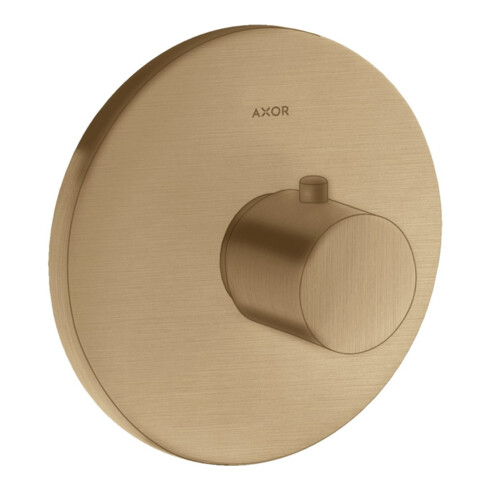 hansgrohe Fertigset Axor Uno Highflow UP-Thermostat, brushed bronze