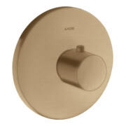 hansgrohe Fertigset Axor Uno Highflow UP-Thermostat, brushed bronze