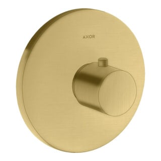 hansgrohe Fertigset Axor Uno Highflow UP-Thermostat, brushed gold optic