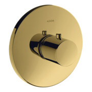 hansgrohe Fertigset Axor Uno Highflow UP-Thermostat, polished gold optic