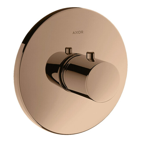 hansgrohe Fertigset Axor Uno Highflow UP-Thermostat, polished red gold