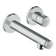 hansgrohe Fertigset Axor Uno Select UP-Waschtisch-Einhebelmischer, m Ausl. 158mm, Edelstahl-Optik-1