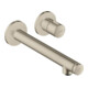 hansgrohe Fertigset Axor Uno Select UP-Waschtisch-Einhebelmischer, m Ausl. 221mm, brushed nickel-3