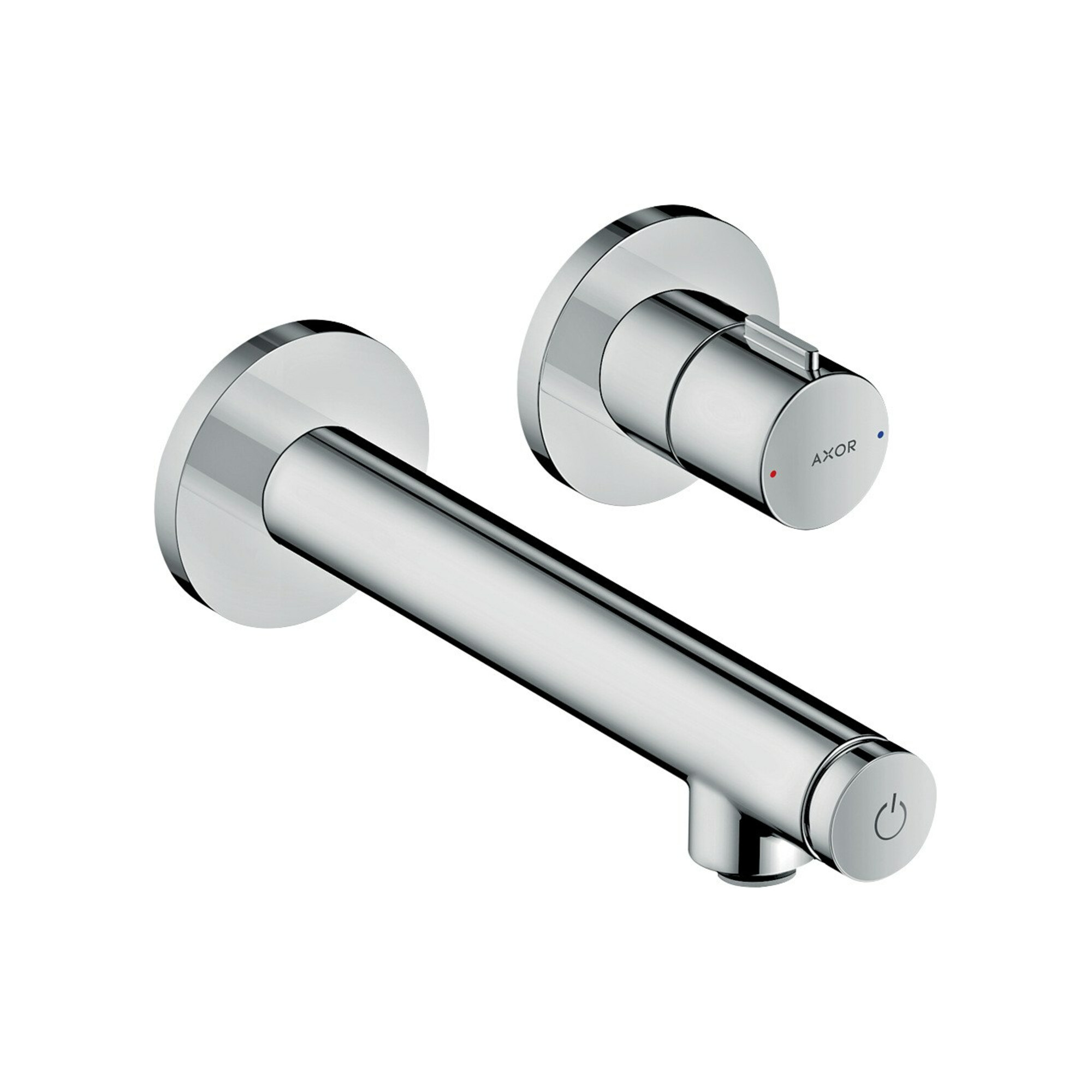 hansgrohe Fertigset Axor Uno Select UP-Waschtisch-Einhebelmischer, mit Ausladung 158mm, chrom