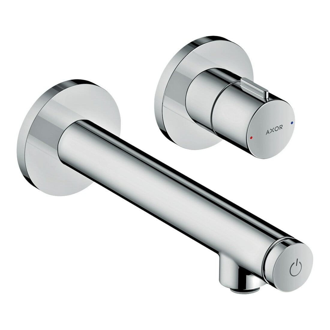 hansgrohe Fertigset Axor Uno Select UP-Waschtisch-Einhebelmischer, mit Ausladung 158mm, chrom