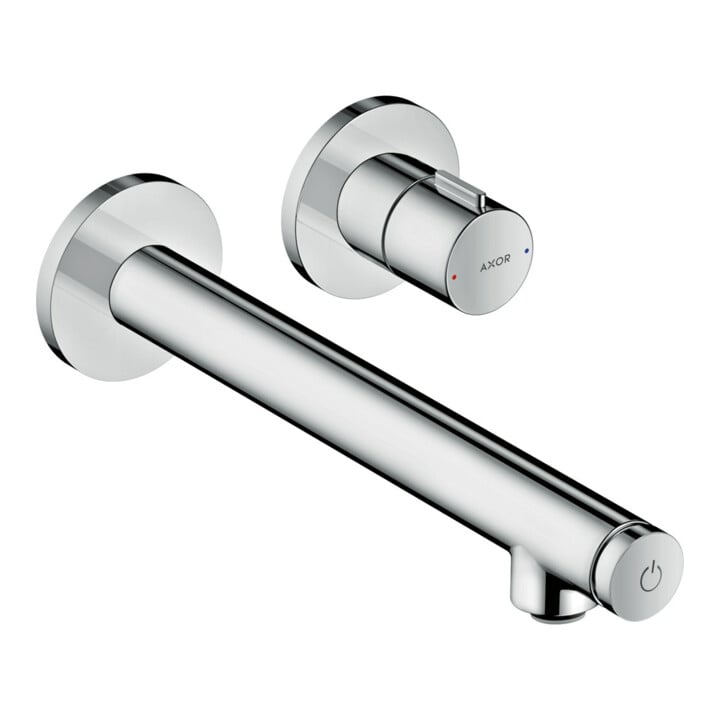 hansgrohe Fertigset Axor Uno Select UP-Waschtisch-Einhebelmischer, mit Ausladung 221mm, chrom