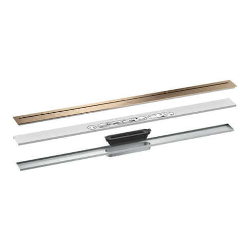 hansgrohe Fertigset Duschrinne AXOR Drain 1000mm PRG