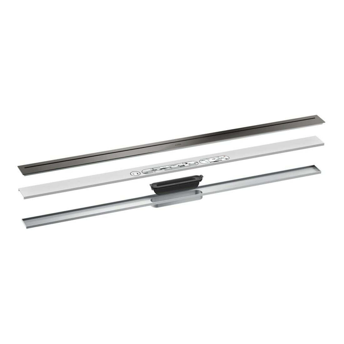hansgrohe Fertigset Duschrinne AXOR Drain 1200mm PBC