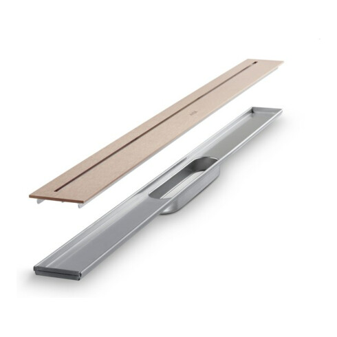 hansgrohe Fertigset Duschrinne AXOR Drain 800mm BRG