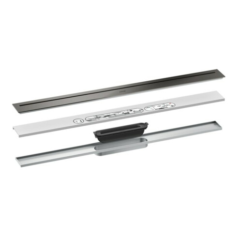 hansgrohe Fertigset Duschrinne AXOR Drain 800mm PBC