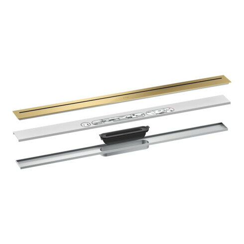 hansgrohe Fertigset Duschrinne AXOR Drain 900mm BGO