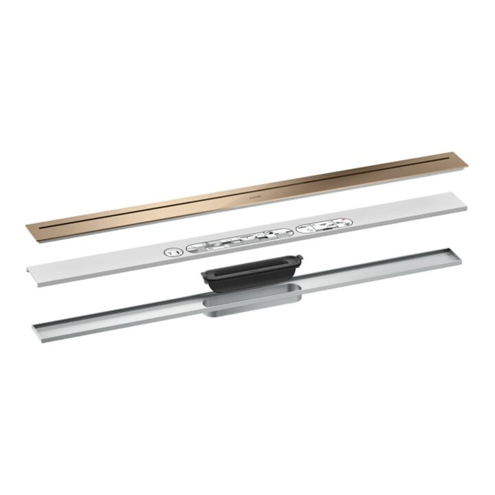 hansgrohe Fertigset Duschrinne AXOR Drain 900mm PRG