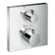 hansgrohe Fertigset Ecostat Square UP-Thermostat, 2 Verbraucher, chrom-1