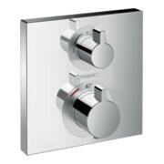 hansgrohe Fertigset Ecostat Square UP-Thermostat, 2 Verbraucher, chrom-3
