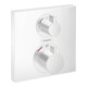 hansgrohe Fertigset Ecostat Square UP-Thermostat, 2 Verbraucher, mattweiß-1