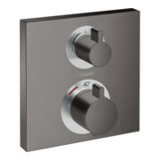 hansgrohe Fertigset Ecostat Square UP-THM, 2 Verbr., brushed black chrome