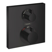 hansgrohe Fertigset Ecostat Square UP-THM, 2 Verbraucher, mattschwarz