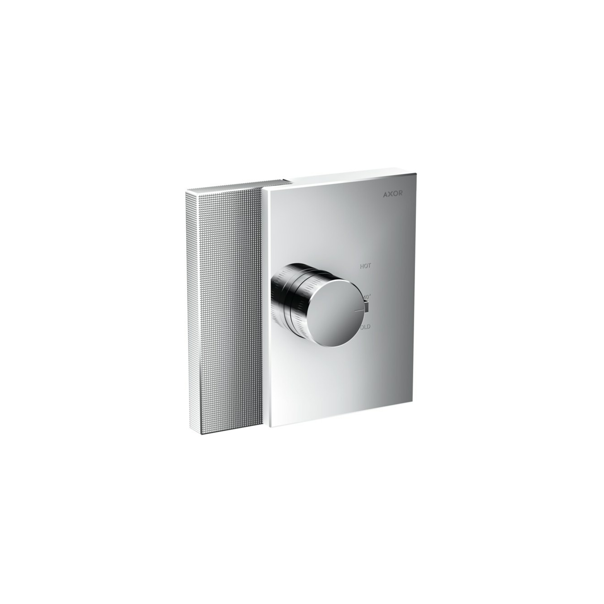 hansgrohe Fertigset HighFlow Axor Edge UP-Thermostat, Diamantschliff, chrom