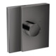 hansgrohe Fertigset HighFlow Axor Edge UP-THM, Diamantschl., pol. black chrome-1