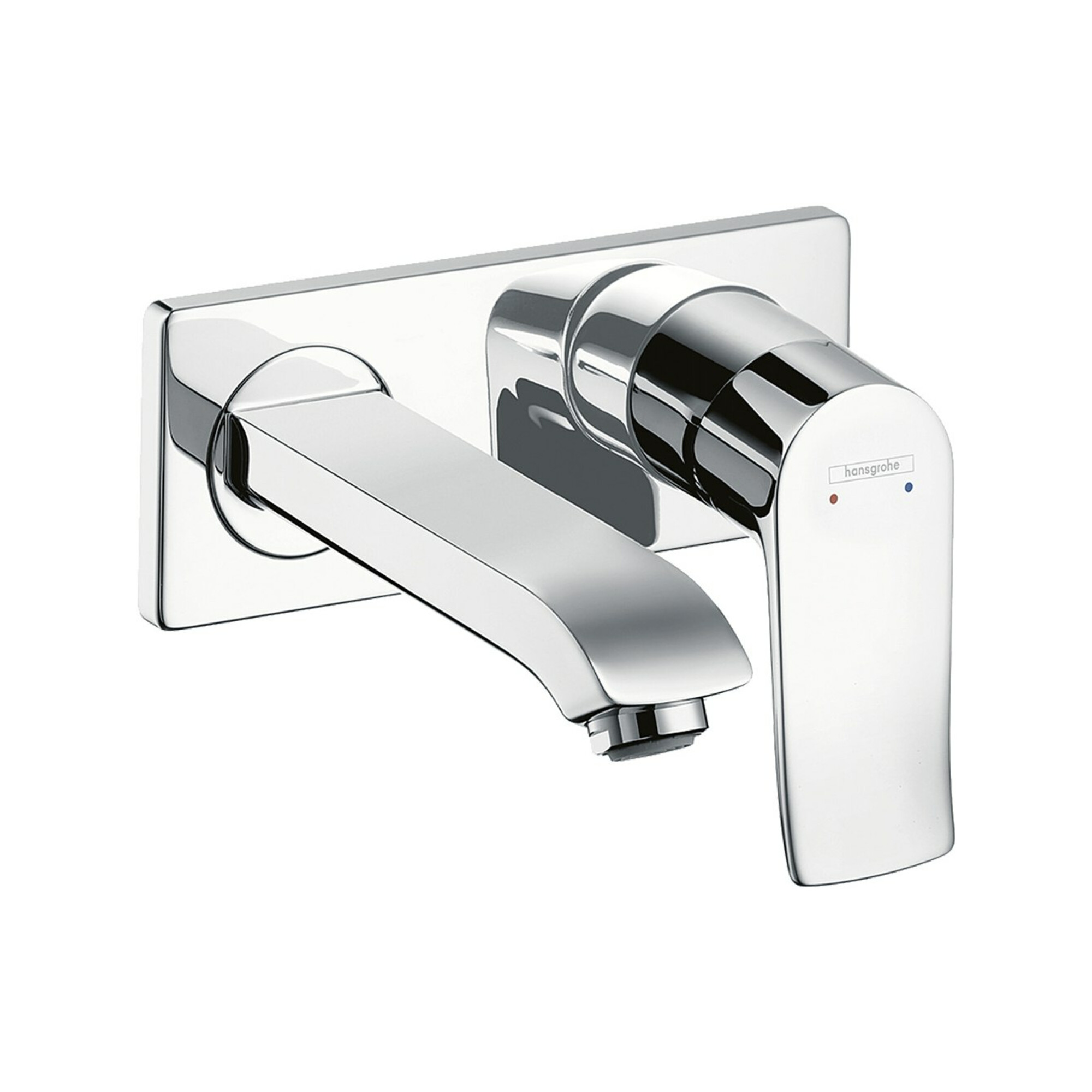 hansgrohe Fertigset Metris EcoSmart plus UP-Waschtisch-Einhebelmischer, m Ausl. 165mm, 3,5 l/m., chr