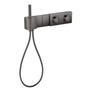 hansgrohe Fertigset Select Axor Edge UP-Thermostat, 2 Verb, Dia.Schl, pol. bla vc