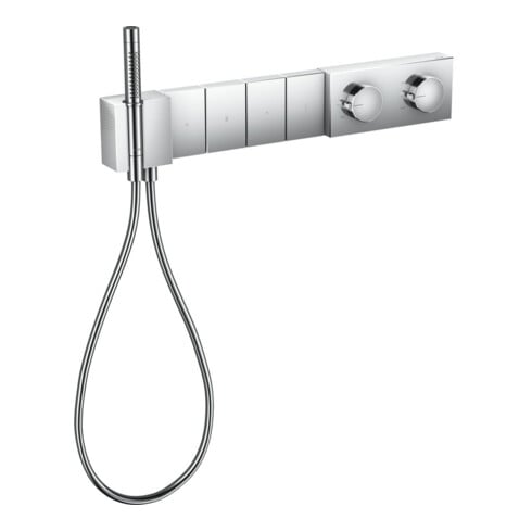 hansgrohe Fertigset Select Axor Edge UP-Thermostat, 4 Verbr., Diamantschl., chr