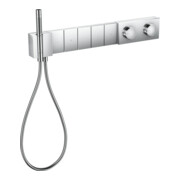 hansgrohe Fertigset Select Axor Edge UP-Thermostat, 5 Verbr., Diamantschl., chr