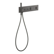 hansgrohe Fertigset ShowerComposition UP-THM, 2 sorties, chrome noir brossé