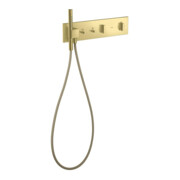 hansgrohe Fertigset ShowerComposition UP-THM, 2 Verbraucher, brushed brass