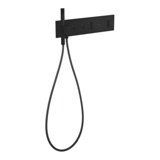 hansgrohe Fertigset ShowerComposition UP-THM, 2 Verbraucher, mattschwarz