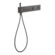 hansgrohe Fertigset ShowerComposition UP-THM, 3 Verbr., brushed black chrome-1