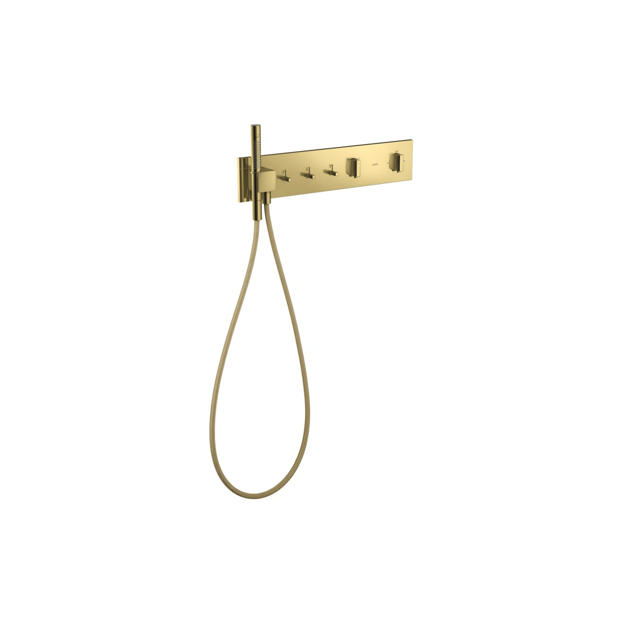 hansgrohe Fertigset ShowerComposition UP-THM, 3 Verbr., polished gold optic