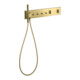 hansgrohe Fertigset ShowerComposition UP-THM, 4 Verbr., polished gold optic-1