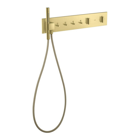 hansgrohe Fertigset ShowerComposition UP-THM, 4 Verbraucher, brushed brass