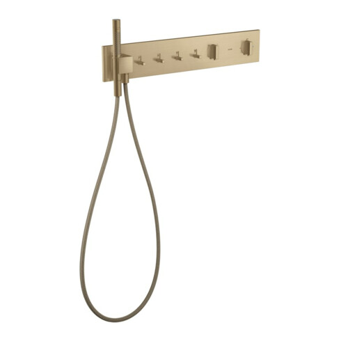 hansgrohe Fertigset ShowerComposition UP-THM, 4 Verbraucher, brushed bronze