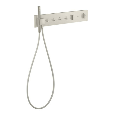 hansgrohe Fertigset ShowerComposition UP-THM, 4 Verbraucher, Edelstahl-Optik