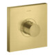 hansgrohe Fertigset ShowerSelect HF UP-Thermostat, eckig, brushed brass-1