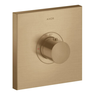 hansgrohe Fertigset ShowerSelect HF UP-Thermostat, eckig, brushed bronze