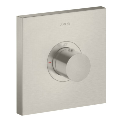 hansgrohe Fertigset ShowerSelect HF UP-Thermostat, eckig, Edelstahl-Optik
