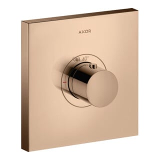 hansgrohe Fertigset ShowerSelect HF UP-Thermostat, eckig, polished red gold