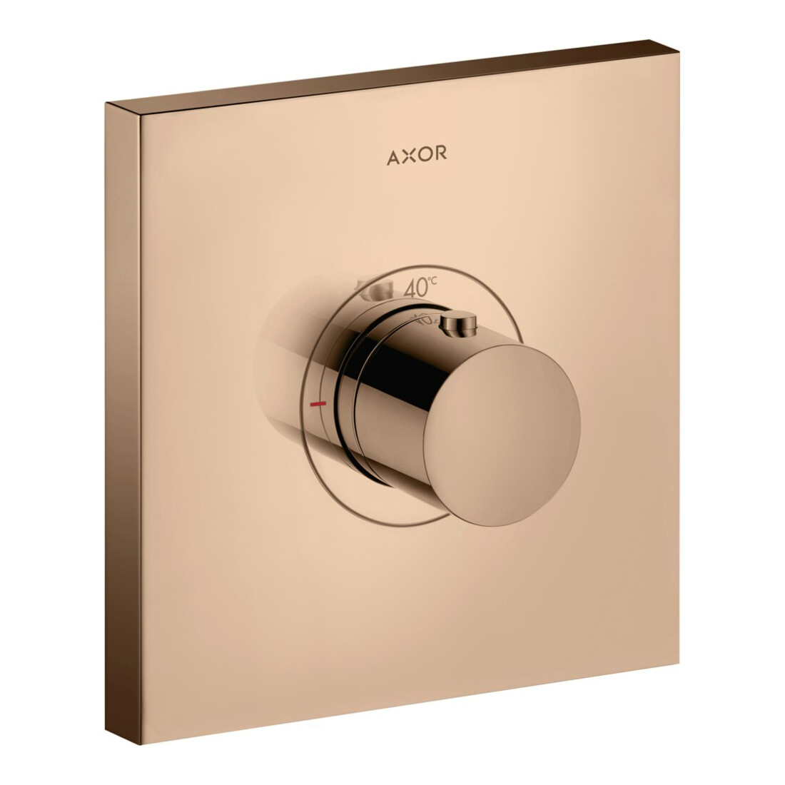 hansgrohe Fertigset ShowerSelect HF UP-Thermostat, eckig, polished red gold